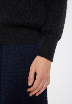 Mohair-Pullover mit Bardot-Ausschnitt - Caelie
