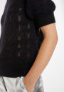 Mohair-Pullover mit kurzen Ärmeln Ballon - Cosmos