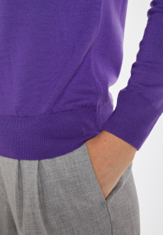 Pullover mit Rundhalsausschnitt aus Merinowolle - Asena