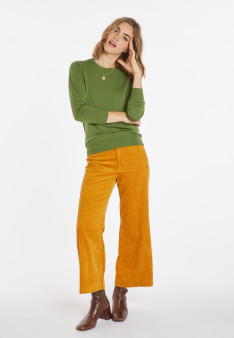 Pullover mit Rundhalsausschnitt aus Merinowolle - Asena