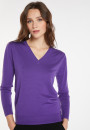 Pullover mit V-Ausschnitt aus Merinowolle - Arya