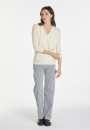 Pullover mit V-Ausschnitt aus Merinowolle - Arya