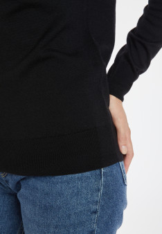Pullover mit V-Ausschnitt aus Merinowolle - Arya