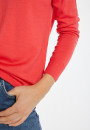 Pullover mit V-Ausschnitt aus Merinowolle - Arya