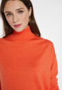 Geschlitzter Rollkragenpullover aus Merinowolle - Amy