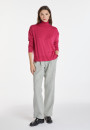 Geschlitzter Rollkragenpullover aus Merinowolle - Amy