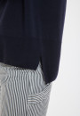 Geschlitzter Rollkragenpullover aus Merinowolle - Amy