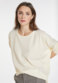 Pull ample col rond en laine mérinos - Azel