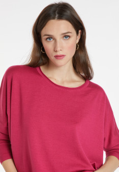 Pull ample col rond en laine mérinos - Azel