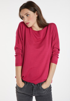 Pull ample col rond en laine mérinos - Azel