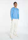 Pullover mit Rundhalsausschnitt und Logo aus Merinowolle - Eddie