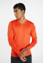 Pullover mit V-Ausschnitt und Logo aus Merinowolle - Elmo