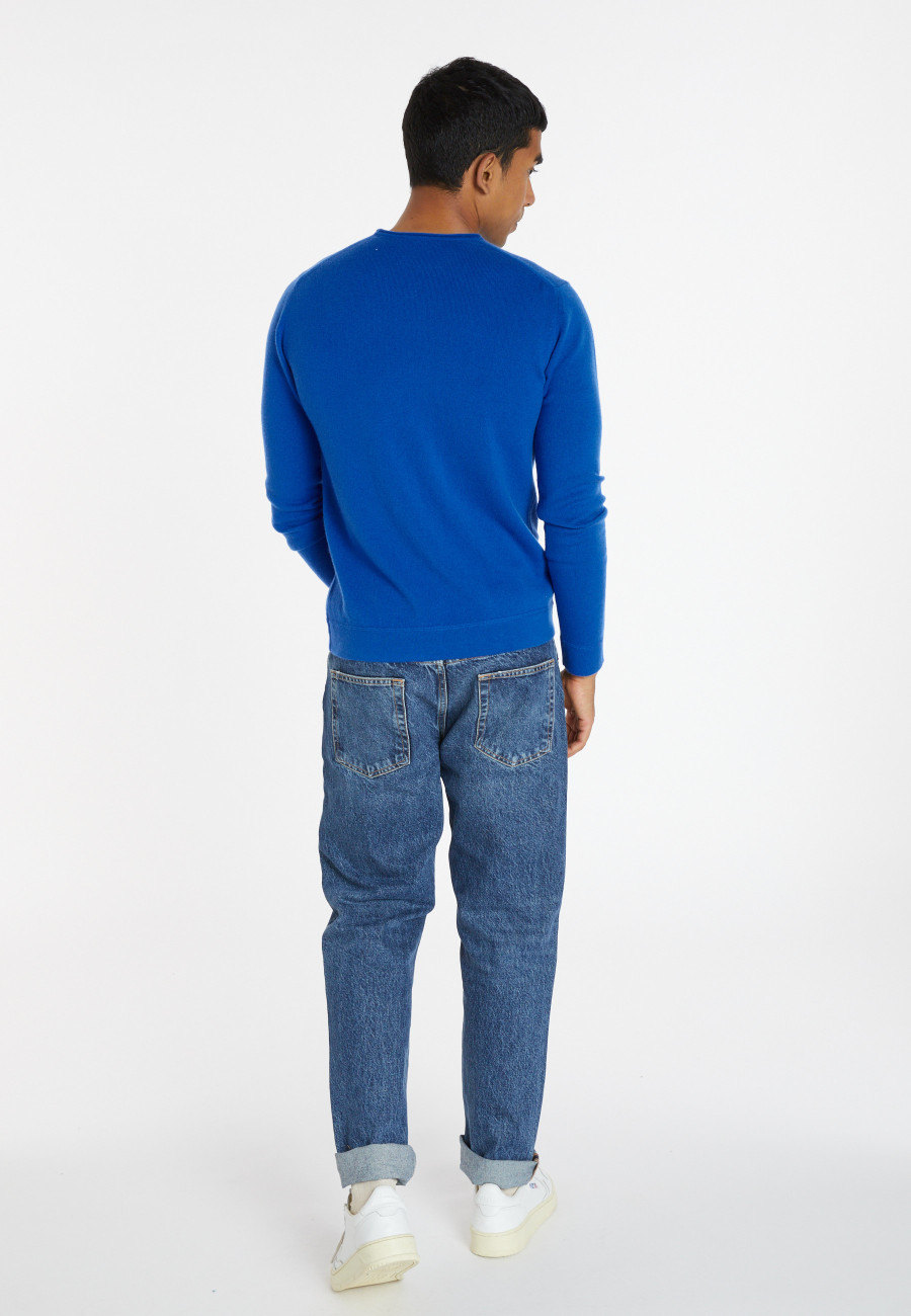 Kaschmirpullover mit Rundhalsausschnitt und gerollten Abschlüssen - Ernest Kaschmirpullover mit Rundhalsausschnitt und gerollten Abschlüssen - Ernest