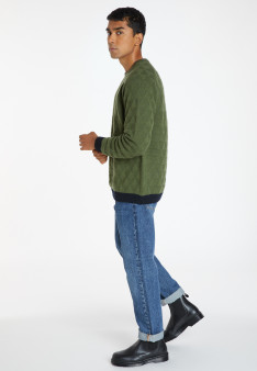 Zweifarbiger Pullover aus Wolle und Kaschmir - Samir