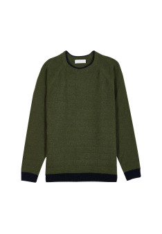 Zweifarbiger Pullover aus Wolle und Kaschmir - Samir