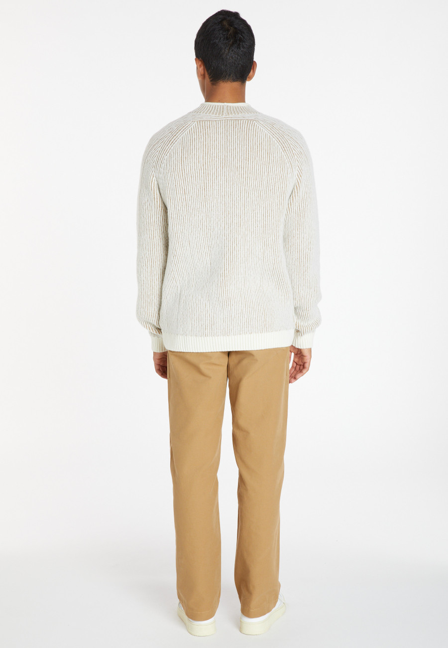 Rippstrickpullover aus Wolle und Kaschmir - Sacha