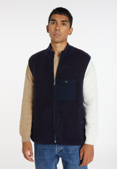 Ärmellose Jacke aus Wolle - Siegfried