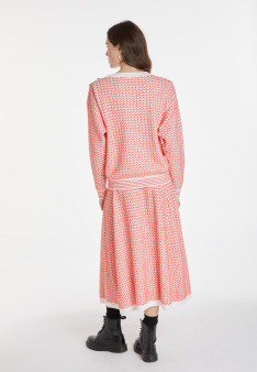 Pullover mit Fischgrätenmuster aus Merinowolle - Coralise