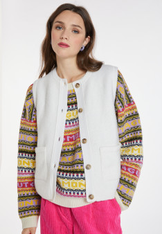 Ärmellose Jacke aus Wolle - Cassidy