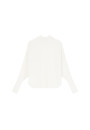 Weit geschnittener Pullover mit Stehkragen aus Wollgemisch - Caly