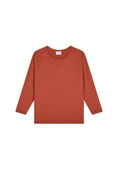 Pull ample col rond en laine mérinos - Azel