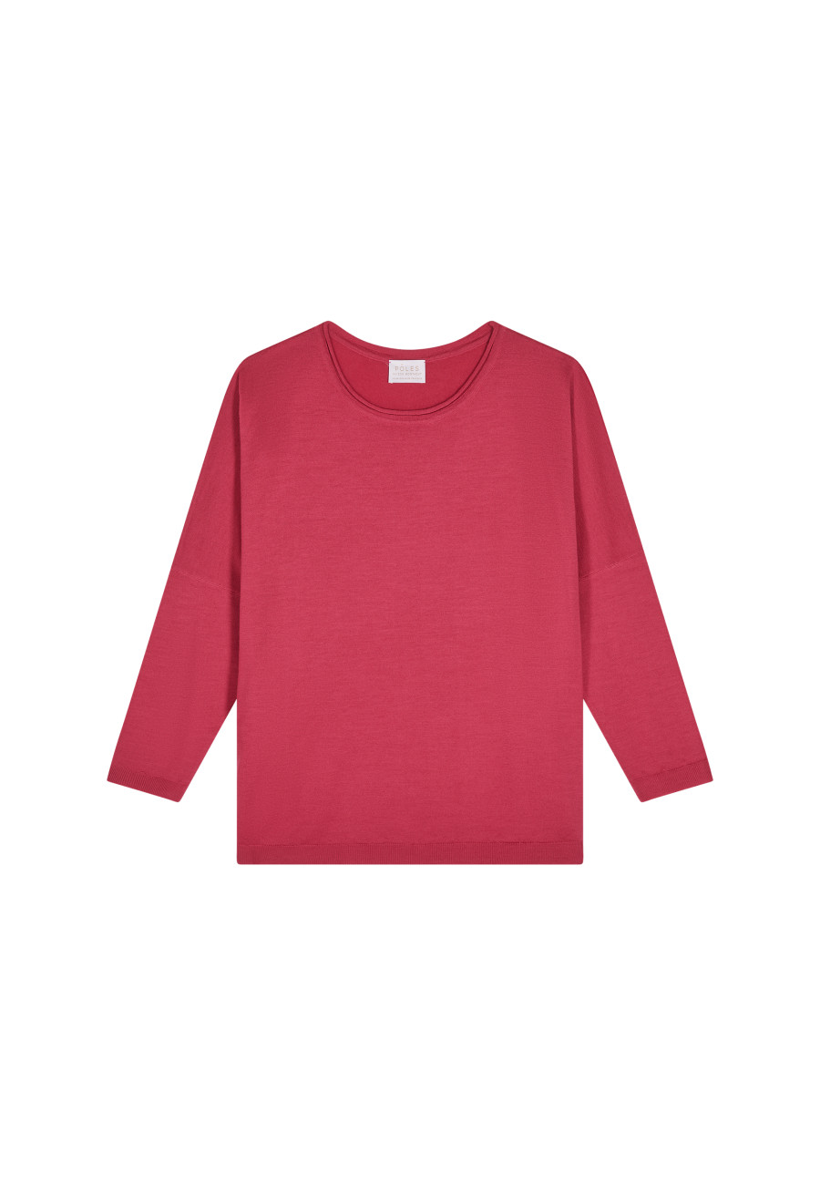 Pull ample col rond en laine mérinos - Azel