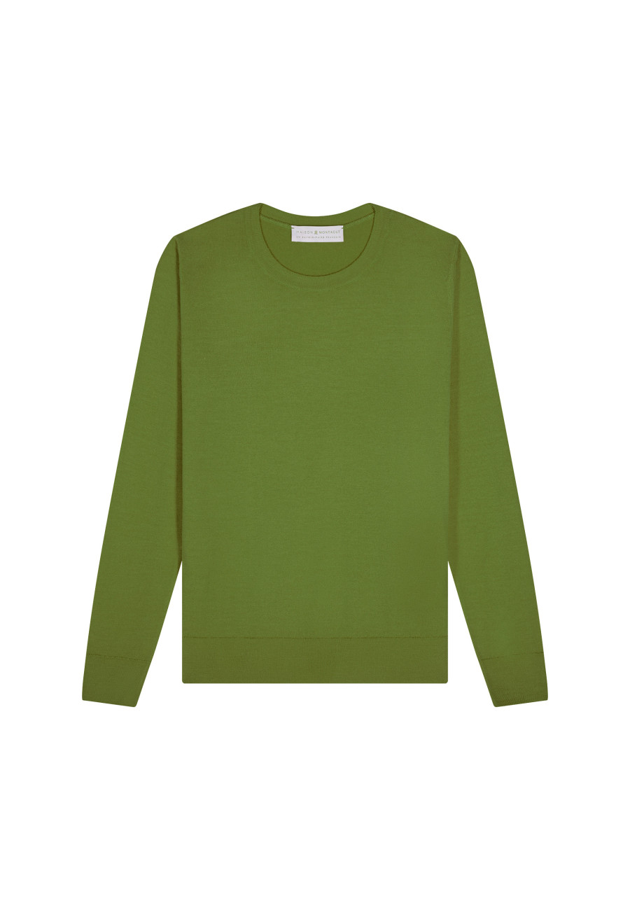 Pullover mit Rundhalsausschnitt aus Merinowolle - Asena