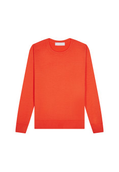 Pullover mit Rundhalsausschnitt aus Merinowolle - Asena