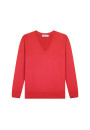 Pullover mit V-Ausschnitt aus Merinowolle - Arya