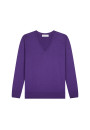 Pullover mit V-Ausschnitt aus Merinowolle - Arya