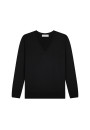 Pullover mit V-Ausschnitt aus Merinowolle - Arya