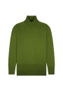 Geschlitzter Rollkragenpullover aus Merinowolle - Amy