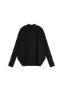 Weit geschnittener Pullover mit Stehkragen aus Wollgemisch - Caly