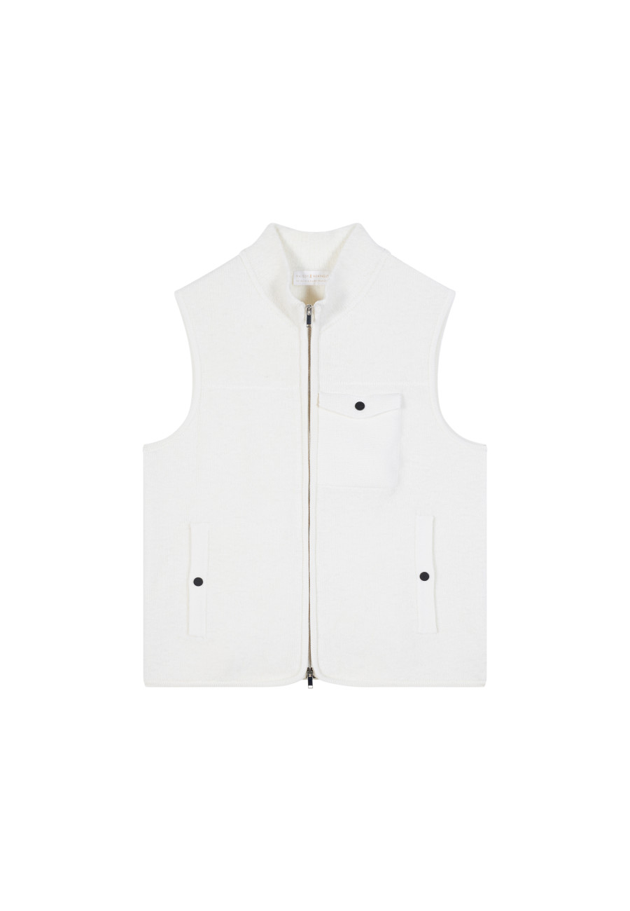 Ärmellose Jacke aus Wolle - Siegfried