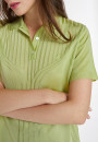 Patterned Fil Lumière Polo-Shirt - Kate