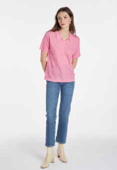 Polo-Shirt Fil Lumière mit Muster - Kheira