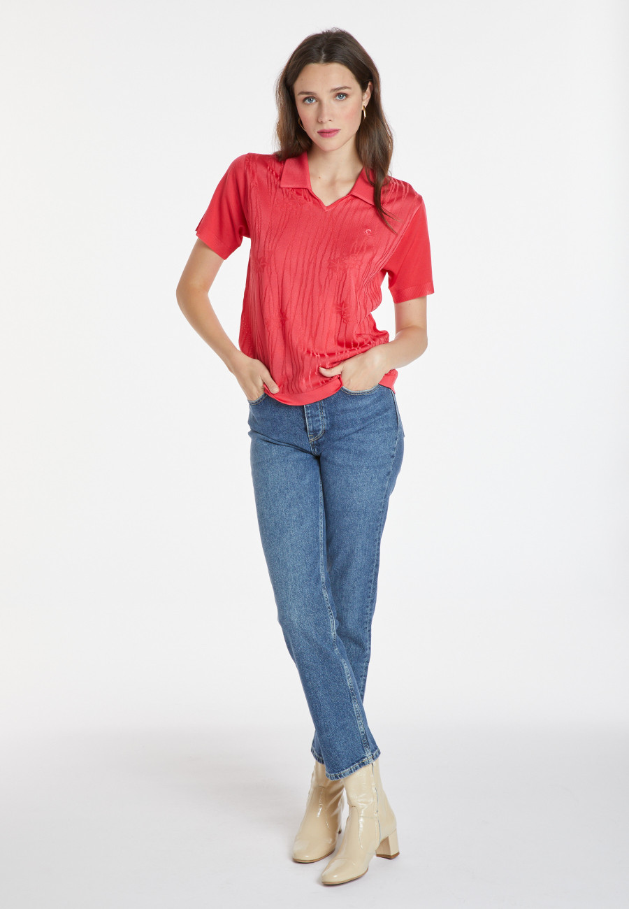Polo-Shirt Fil Lumière mit Muster - Kyara