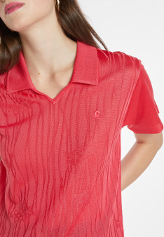 Polo-Shirt Fil Lumière mit Muster - Kyara