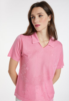 Polo-Shirt Fil Lumière mit Muster - Kristina