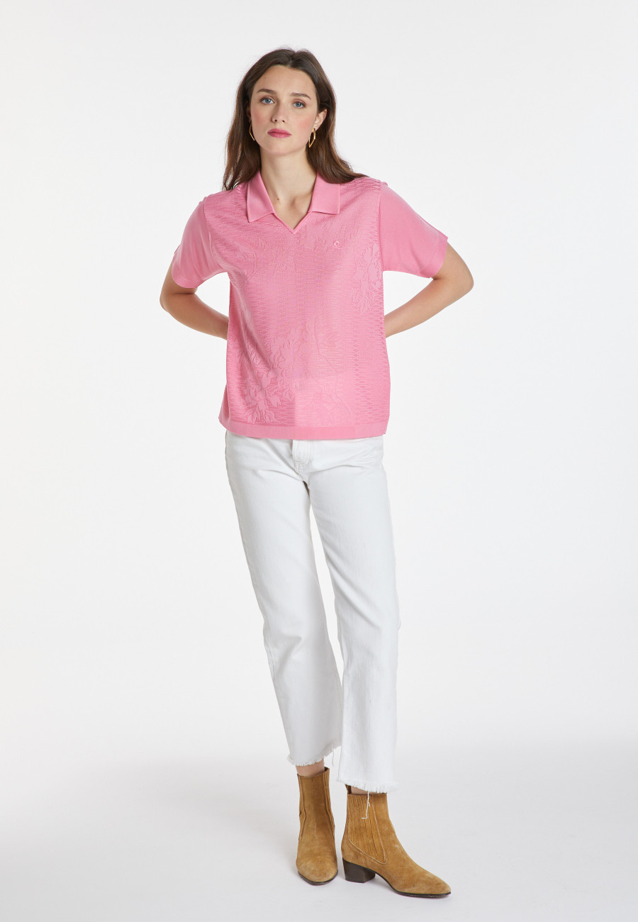 Polo-Shirt Fil Lumière mit Muster - Kristina