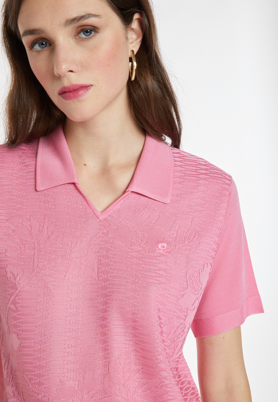 Polo-Shirt Fil Lumière mit Muster - Kristina