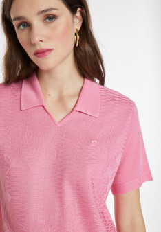 Polo-Shirt Fil Lumière mit Muster - Kristina
