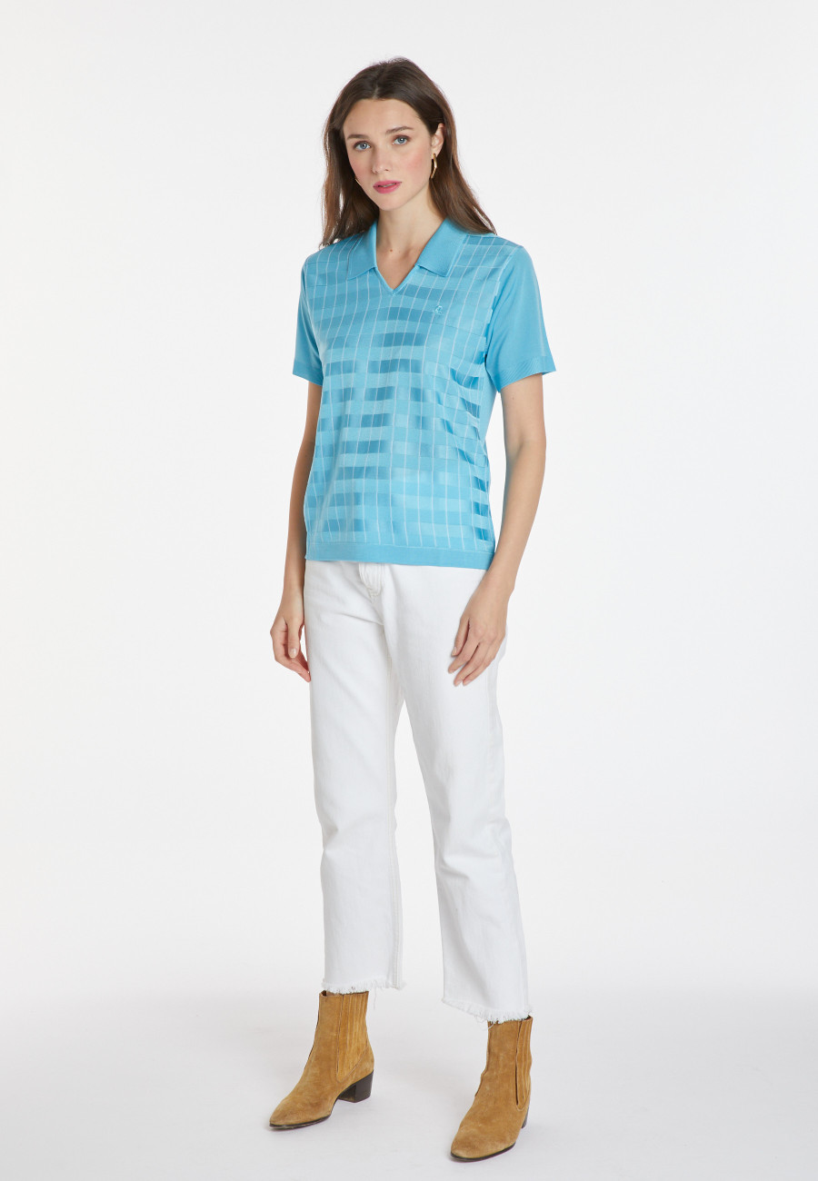 Polo-Shirt Fil Lumière mit Muster - Kelsey