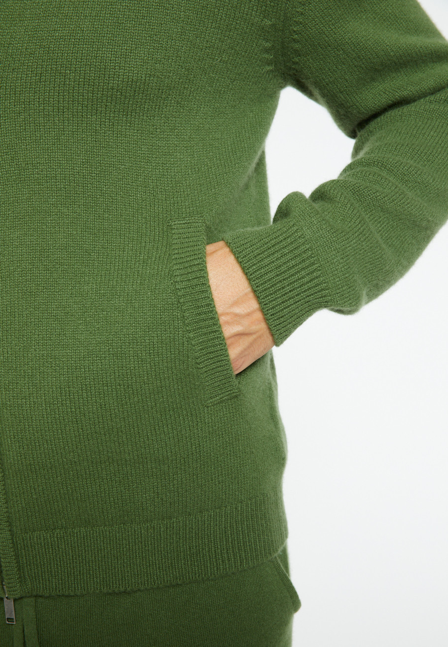 Reißverschlussjacke aus 4-fädigem Kaschmir - Balthazar