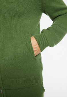 Reißverschlussjacke aus 4-fädigem Kaschmir - Balthazar