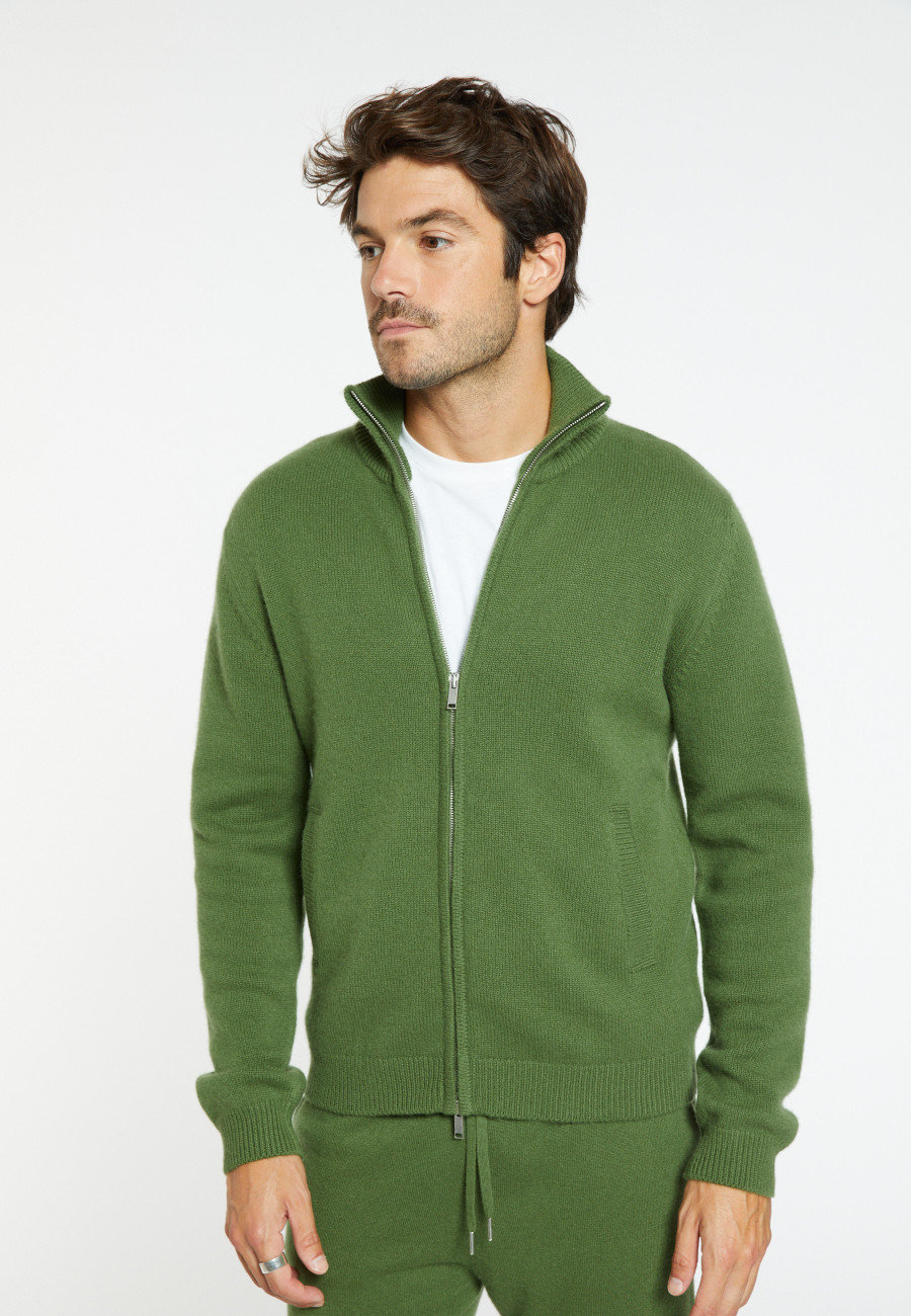 Reißverschlussjacke aus 4-fädigem Kaschmir - Balthazar