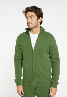 Reißverschlussjacke aus 4-fädigem Kaschmir - Balthazar