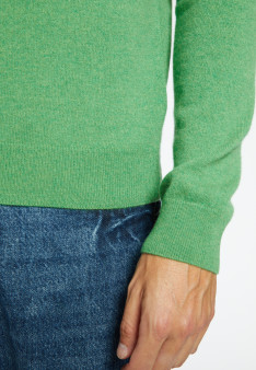 Kaschmirpullover mit V-Ausschnitt - Evann