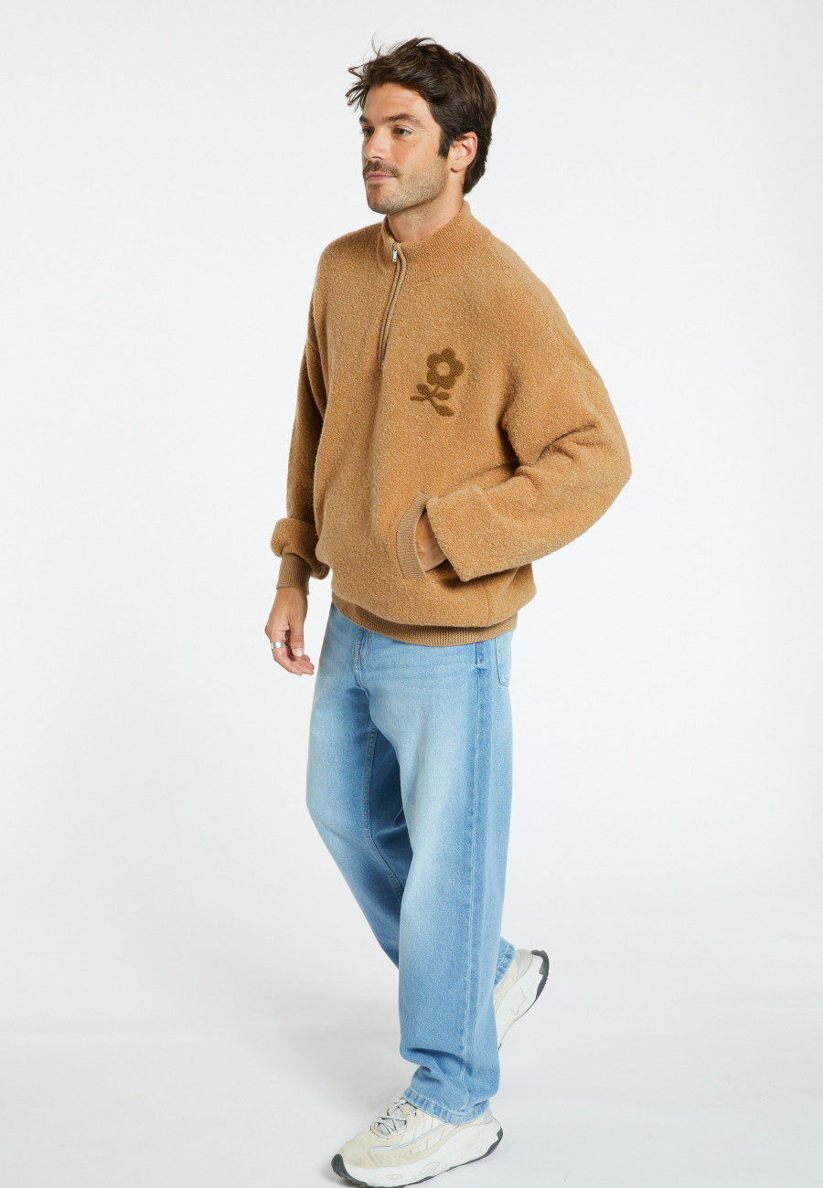 Wollpullover mit Reißverschluss - Sullivan