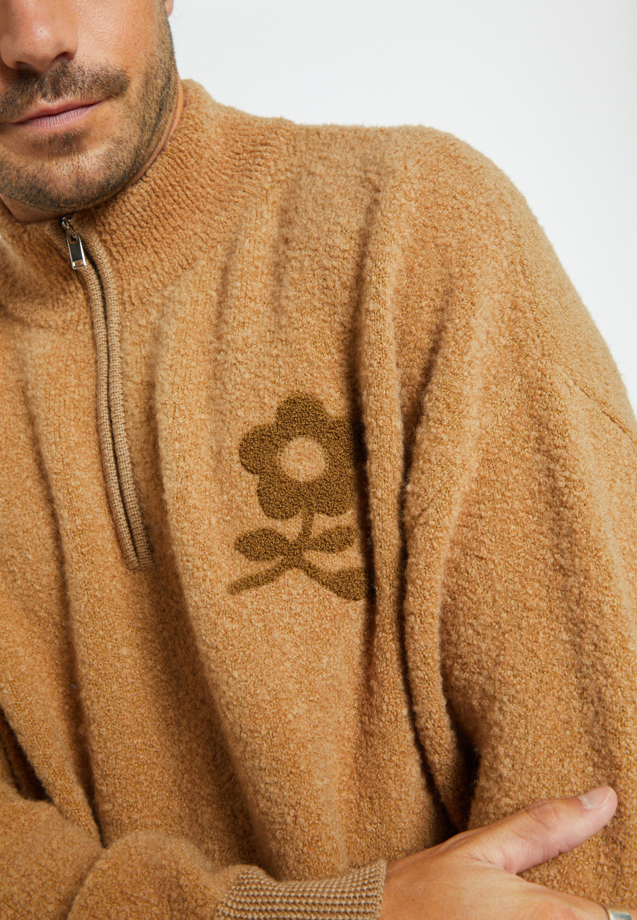 Wollpullover mit Reißverschluss - Sullivan